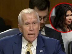 El senador Thom Tillis critica a Kristi Noem y compara los asesinatos de ICE con el perro que ella mató