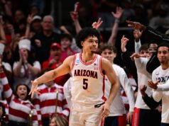 El No. 1 Arizona obtiene su primera aparición en la Final Four en 25 años con una victoria por 79-64 en Elite 8 sobre el No. 2 Purdue