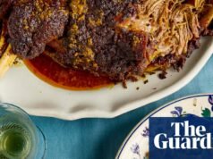 Recetas de Sami Tamimi de cordero cocido a fuego lento con limón en escabeche picante y arroz de Pascua adornado | Alimento