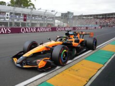 Fórmula 1: Oscar Piastri cae en la vuelta de reconocimiento antes del Gran Premio de Australia