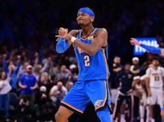 Shai Gilgeous-Alexander supera a Wilt Chamberlain en mayor cantidad de juegos consecutivos con al menos 20 puntos anotados