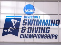 Virginia comienza bien y gana dos de tres eventos en la noche inaugural del campeonato de natación femenina de la NCAA.