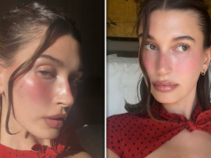 Hailey Bieber posa para selfies sexys con nuevos y deliciosos labiales