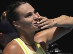 La tenista mejor clasificada Aryna Sabalenka anuncia su compromiso
