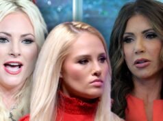Kristi Noem criticada por Meghan McCain después de que el presidente Trump la despidiera