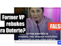 Exvicepresidente filipino objeto de citación inventada por vuelos a trabajadores extranjeros afectados por la guerra de Irán