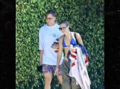Joe Burrow asiste a una fiesta en la piscina con Olivia Ponton