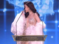 A concursante de Miss Tailandia se le caen las carillas durante su discurso en el escenario