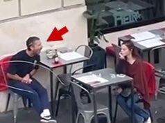 Shia LaBeouf le grita a una mujer sentada a su lado en un restaurante, en video