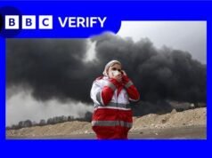 Los ataques aéreos provocan lluvia negra y una contaminación “sin precedentes” en Teherán, dicen los científicos