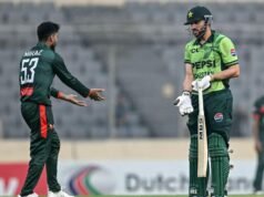 MIRAR: La controvertida salida de Salman Agha en el segundo ODI de BAN vs PAK