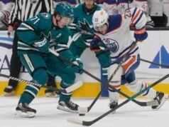 San Jose Sharks y Macklin Celebrini vencieron a Edmonton Oilers