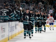 San Jose Sharks y Macklin Celebrini derrotan a Montreal Canadiens en el Centro SAP