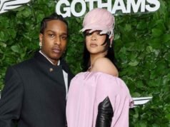 Detrás de escena en la fiesta previa al rodaje de Rihanna y ASAP Rocky en casa