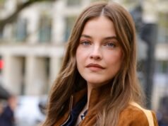 Barbara Palvin usó este spray de $ 21 para su brillo radiante