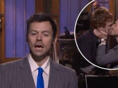 Harry Styles se burla de las acusaciones de queerbaiting con un beso en SNL