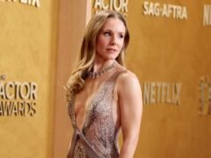 Kristen Bell muestra piel con un vestido nude en los Actor Awards 2026