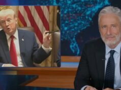 Jon Stewart dice que Trump actúa como “el abuelo que perdió el filtro”