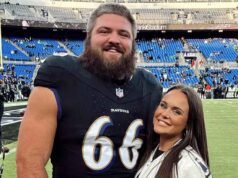 Ben Cleveland de la NFL acepta pagarle a su esposa después de acusarla de hacer trampa