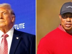 El presidente Donald Trump reacciona al arresto de Tiger Woods por conducir ebrio