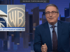 John Oliver sobre el monólogo de Paramount Comprando Warner Bros.