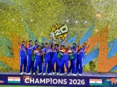 Equipo indio para obtener Rs. 131 millones de rupias del BCCI por ganar la Copa del Mundo T20 2026