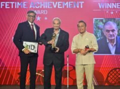 El ex capitán indio Nari Contractor recibe el premio Sportstar Aces Lifetime Achievement Award
