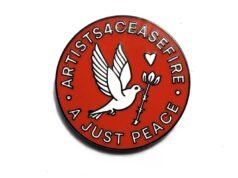 Artists4Ceasefire lanza nuevos pines de Shepard Fairey antes de los Oscar