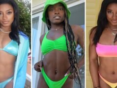 ¡Simone Biles Flippin-Hot Hot Shots para dar inicio a su 29 cumpleaños!