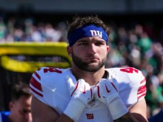 El corredor de los Giants, Cam Skattebo, se disculpa por decir que el CTE no es real y lo califica como una “broma de mal gusto”.