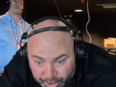 El comentarista de Stan Sport, Sean Maloney, pierde la voz y es reemplazado por Andrew Swain.