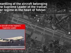 La Fuerza Aérea israelí destruye el avión utilizado por el exlíder supremo iraní