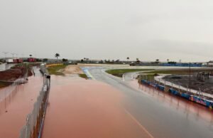 Fuertes lluvias e inundaciones azotan el Autódromo Ayrton Senna antes del MotoGP de Brasil