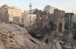 Israel ataca y destruye edificio en el corazón de Beirut