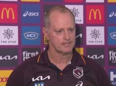 El entrenador de los Brisbane Broncos, Michael Maguire, preguntó sobre el drama de Ben Te’o y la conferencia de prensa