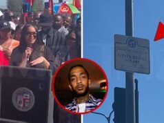 El emotivo tributo de Lauren London a Nipsey Hussle mientras Los Ángeles le dedica Intersection