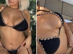 ¡Adivina la cantante con este bikini negro para Thirst Thursday!