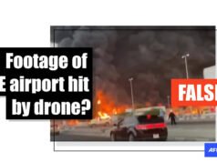 El vídeo muestra un incendio en 2020, no un ataque iraní, en el aeropuerto de Dubái