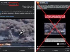 Publicaciones infundadas sobre el ataque iraní al USS Abraham Lincoln comparten un clip antiguo