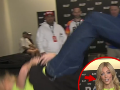 Un luchador golpea a un reportero de Fox News en televisión en vivo