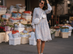 17 vestidos florales que combinan con zapatillas para bonitos conjuntos de primavera