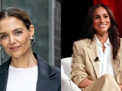 Katie Holmes y Meghan Markle lucen estos looks de blazer de primavera
