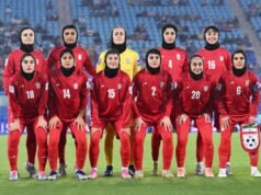 El equipo de fútbol iraní muestra a las feministas cómo es la opresión