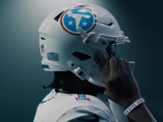 Los Titans revelan nuevos uniformes, inspirados en gran medida en los orígenes del equipo como Oilers, con énfasis en el azul claro.