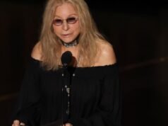 Barbra Streisand llora durante la actuación de Robert Redford en los Oscar