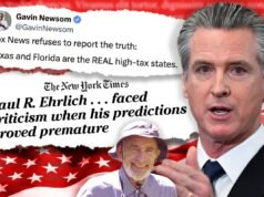 Gavin Newsom habla sobre los impuestos de Cali, el New York Times minimiza los comentarios catastróficos de Paul Ehrlich y más