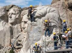 Tomando forma: la nueva cara del Monte Rushmore