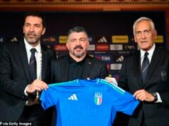 La crisis del fútbol italiano continúa mientras el entrenador Gennaro Gattuso se convierte en la última víctima de la imposibilidad de la selección nacional de clasificarse para la Copa del Mundo.