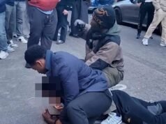 Un ‘ladrón’ adolescente inmovilizado en la carretera de Mayfair por guardias de seguridad segundos después de ‘robar zapatos de una tienda cercana’