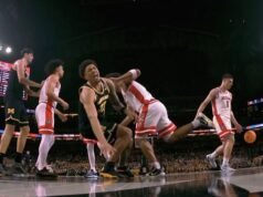 La estrella de Michigan, Yaxel Lendeborg, abandona el choque de la Final Four con Arizona después de una repugnante lesión en el tobillo